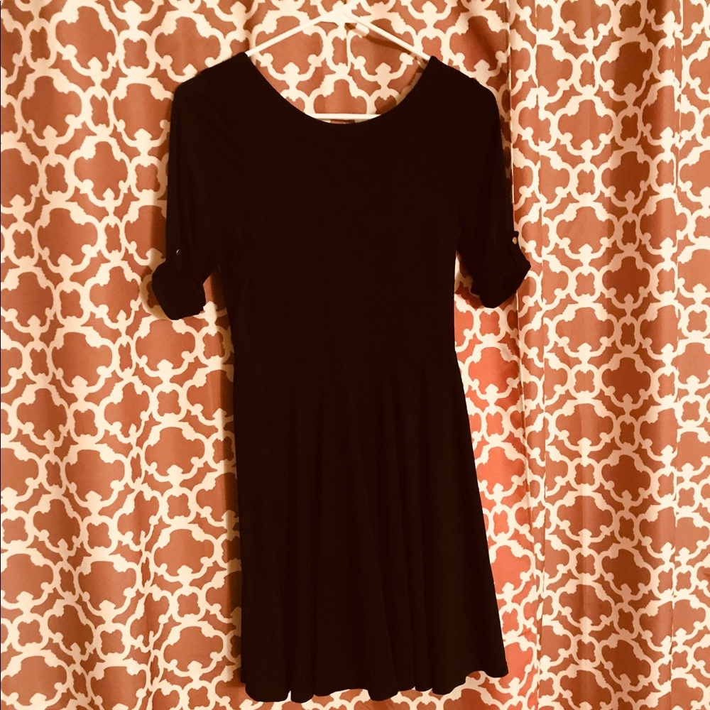 Simple black dress
